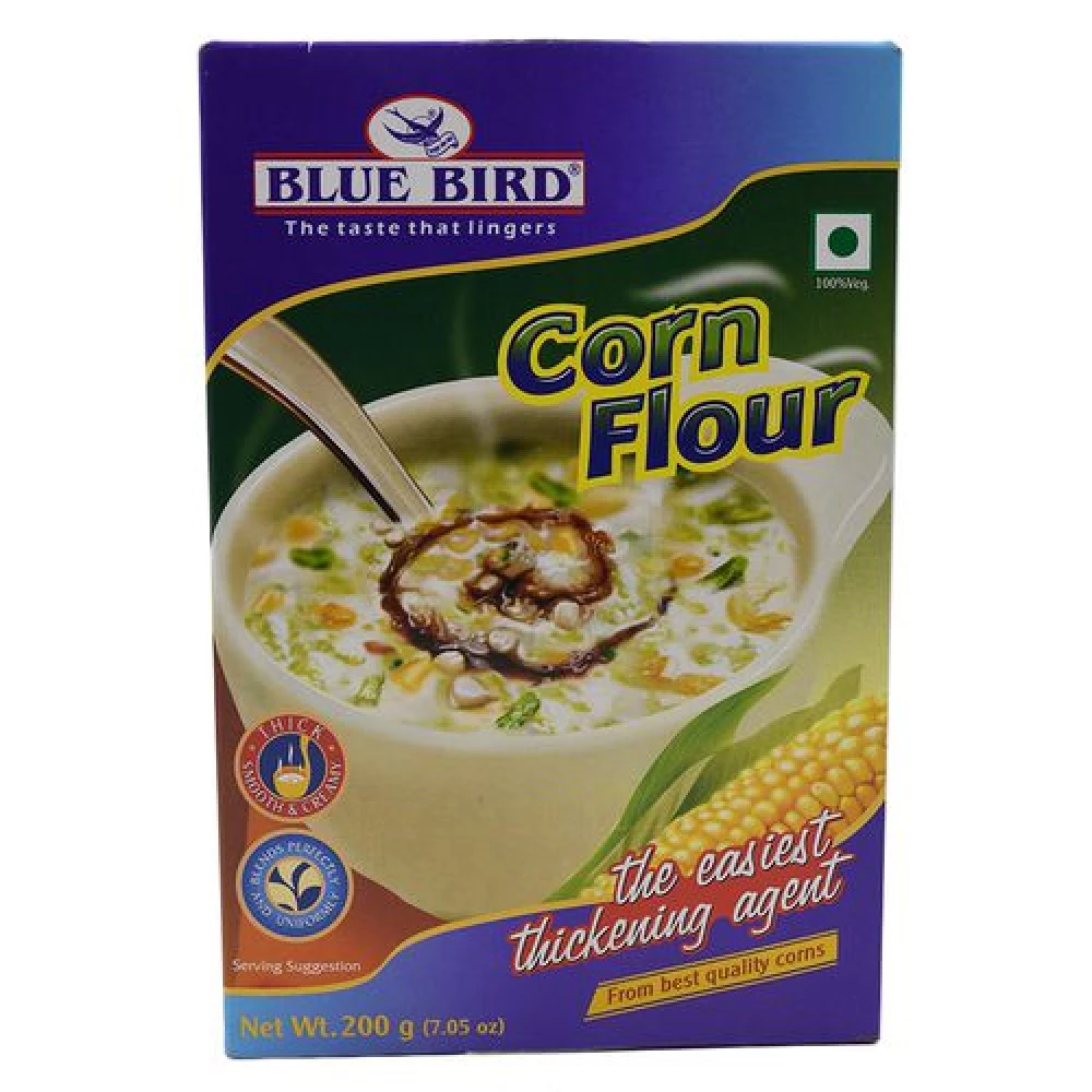 Blue Bird Corn Flour, 200 g Carton-1.webp